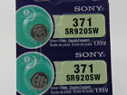 Sony 371  SR920SW Watch Battery 2Pc