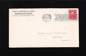 John Bodger Sons Wholesale Seed Grower Gardena Los Angeles 1908 Machine Cover )