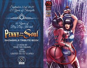 BIG DOG INK PENNY FOR YOUR SOUL /SHOWGIRLS PINUP TRIBUTE ART BOOK