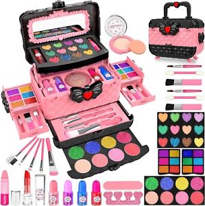 Kids Makeup Kit for Girl - Little Girls Real Make Up Set Non-toxic Makeup kit