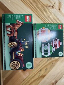 LEGO GWP Lot: 40603 Wintertime Carriage Ride & 40604 Christmas Decor Set Sealed