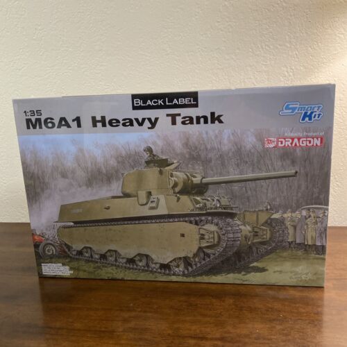 Dragon 1/35 # 6789 USA M6A1 Heavy Tank (Black Label) Smart Kit NEW US Seller