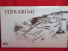 Rosso 1/8 Ferrari 643 WRX Model Kit Special Limited Rare From JAPAN