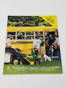Original The John Deere Lawn and Garden Line for 1984 Brochure