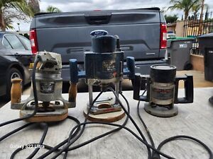 LOT OF 3 ROUTERS TWO BOSCH & ONE B&D