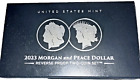 2023 Morgan & Peace Dollar Two-Coin Reverse Proof Set  23XS