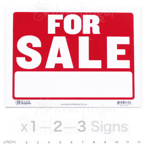 FOR SALE Sign — 9x12