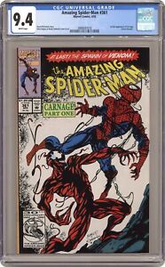 Amazing Spider-Man #361 1st Printing CGC 9.4 1992 3888047016 1st Carnage