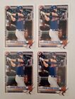 (4) Pete Crow-Armstrong 2021 Bowman Prospects Rookie Card RC Lot BP-22 Cubs