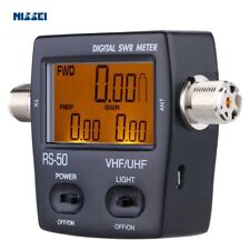 NISSEl RS50 SWR Tester WATT Meter SO239 125-525 Mhz for HAM Radio Compact Tester