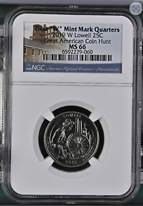 2019-W Lowell 25c NGC MS66 Great American Coin Hunt