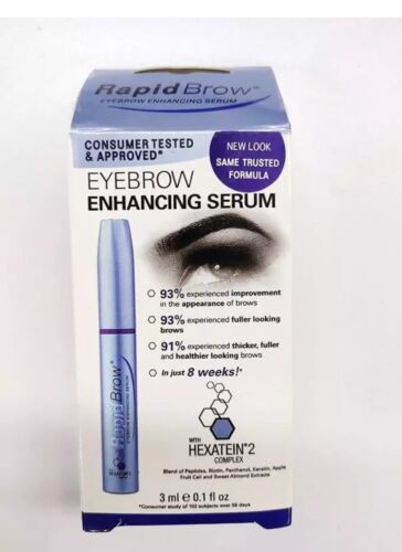 Rapid Brow Rapidbrow Eyebrow Enhancing Grow Serum Hexatein Complex 3ml new