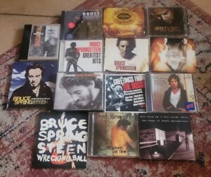 (14) Bruce Springsteen CD Lot HUGE Wrecking all Magic High Hopes And More