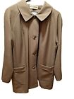 Vintage Womens J & H Fashions  Raincoat Trench Coat Zip Out Liner Sz 18 USA