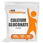 BulkSupplements Calcium Gluconate Powder - Calcium Without Vitamin D