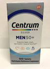 Centrum Silver Men 50+ Multivitamin 100 Tablets EXP 08/2025 & 10/2025