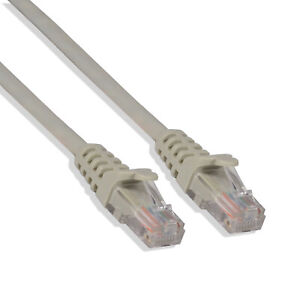 1ft Cat6 Cable Ethernet Lan Network RJ45 Patch Cord Internet Gray (50 Pack)