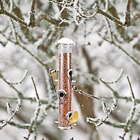 Metal Tube Bird Feeders for Outdoor Hanging Aluminium 6 Ports Wild Bird