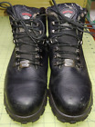Men's Herman Survivors Young Bear Black Steel Toe Work Boots Shoes Size 12