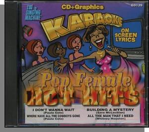 Karaoke CD+G - Pop Female Hot Hits - New Singing Machine CD! All The Man I Need