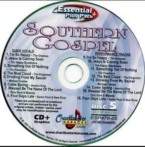 CHARTBUSTER SOUTHERN GOSPEL KARAOKE CDG DISC 478-05 FAITH GOD JESUS CHURCH !