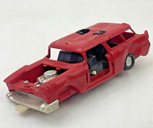 Vintage Kenner Smash Up Derby Fly Apart SSP Car 1970 Red Wagon Super Sonic Power