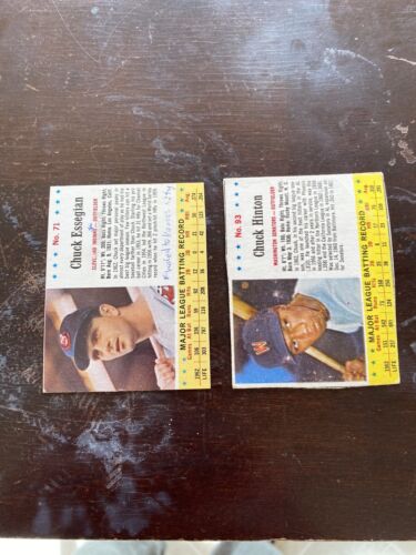 Two (2) Card Lot 1963 Jello Baseball #71 #93