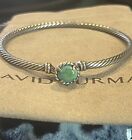 DAVID YURMAN Women's Chatelaine Bracelet with Genuine Turquoise 3mm - Preowned
