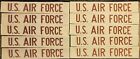 LOT OF 10: USAF U.S. AIR FORCE NAME TAPE STYLE PATCH DESERT DCU VETERAN AIRMAN