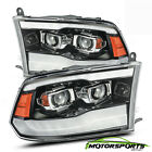 Fit 2009-2018 Dodge Ram1500/2500/3500 Polished Black Projector Headlights (For: More than one vehicle)