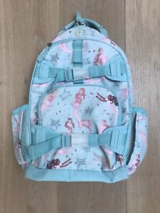 Pottery Barn Kids Large Backpack Mermaid Pattern With Light Blue