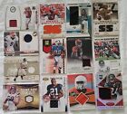 NFL Patch Card Lot (13) 2009 - 2014 Patch, Serial Numbered, Game Used, Various
