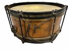 CA 1880s Antique Wood Snare Drum WJ Dyer & Bros
