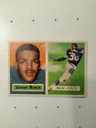 1957 TOPPS LENNY MOORE #128 HOF Baltimore Colts 2nd Year Card Good