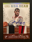 2011 National Treasures NBA Gear #17 LaMarcus Aldridge 4/10 Auto Autograph Patch