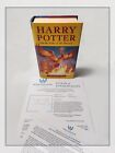 J.K. Rowling - Harry Potter and Order of the Phoenix - signed on note - with LOA