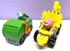 Paw Patrol Rocky Pup Skye Vehicles Tractor Garbage Truck Lot Of 4 Toys Dogs