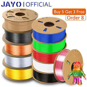 【Official JAYO】BUY 8 PAY 5🎁 1.1KG Matte PLA Meta PLA+ SILK PETG Filament 1.75mm