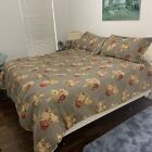 Chaps Ralph Lauren Hudson Valley (King)Floral Plaid Comforter Set & Shams