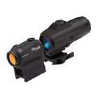 Sig Sauer ROMEO5 Red Dot Sight 2MOA Dot w/JULIET3 Magnifier SORJ53101 | Black