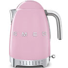 Smeg 50s Retro Style Variable Temperature KLF04 Kettle, Pink
