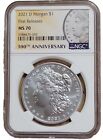 2021 D Morgan Silver Dollar NGC MS 70 First Releases, OGP & CoA