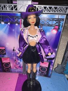 New ListingBarbie Doll Selena Quintanilla Custom Tribute Doll Purple Coat Hat