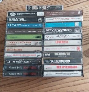 Lot Of 23 Music Cassettes