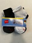 Hanes Boys' Socks ankle Lightweight Fabric Breathable Fabric 6pk Size M