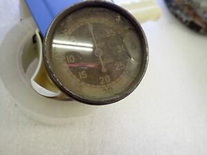 RARE Original Vintage Stewart Warner Tachometer Gauge 0-2000 RPM Curved Glass !