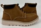 NEW Clarks Collection Barnes Mid Boots Sz 7.5M Cola (Brown) Suede 261 67315 Mens