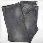 ECKO UNLTD Relaxed Fit  Distressed Baggy Jeans 36 x 32 Skater 90s Y2K Dark Gray