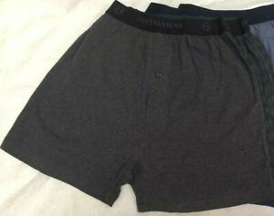 New 2 Pcs Hathaway Mens Knit Boxer short underwear COTTON/SPANDEX~ M   L  XL