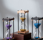 Retro Retro Glass Hourglass Timer 60 Minute Hourglass Home Decoration
